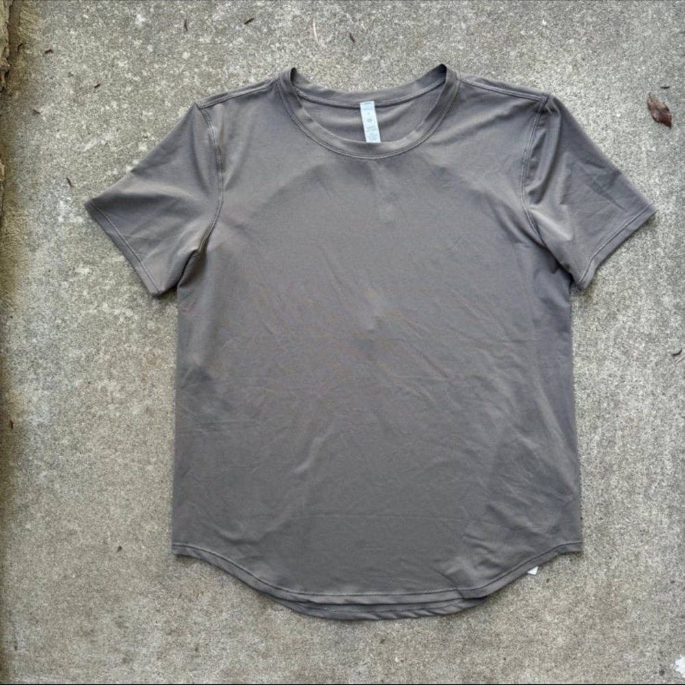 Lululemon High Neck Run and Train Tee